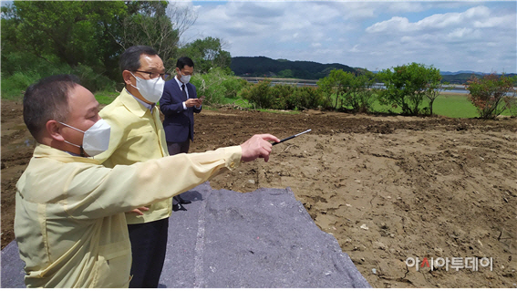 이병호 한국농어촌공사 사장 예당지 가뭄현장 점검