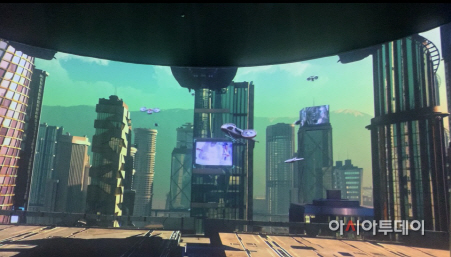 하이퍼루프 내부