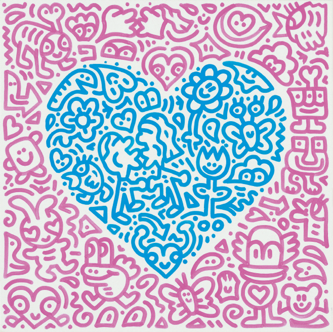 미스터두들_Hearts Blue #1