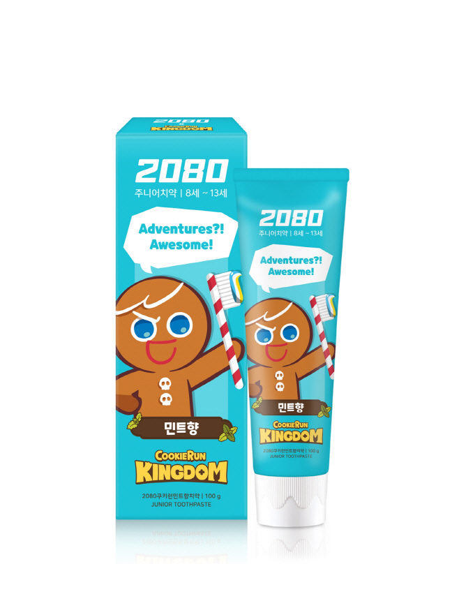 2080X쿠키런 '2080 쿠키런 민트향 치약'