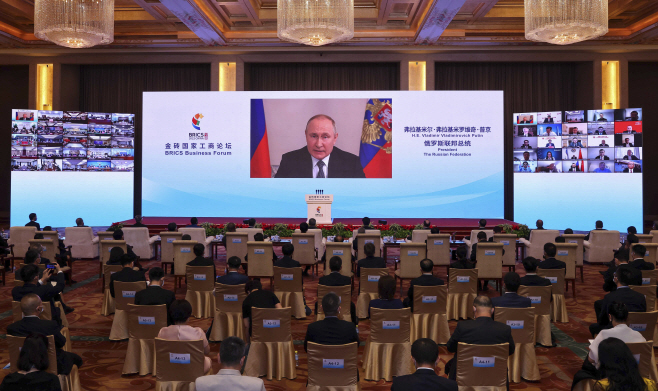 China Russia BRICS <YONHAP NO-2782> (AP)