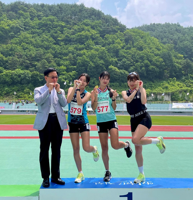 경산시청 육상팀, 제76회 전국육상경기선수권대회서‘금 2개,