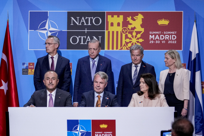 APTOPIX Spain NATO Summit