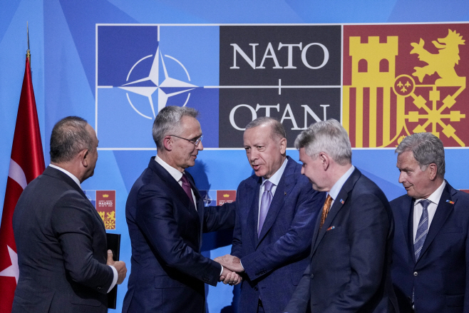 APTOPIX Spain NATO Summit