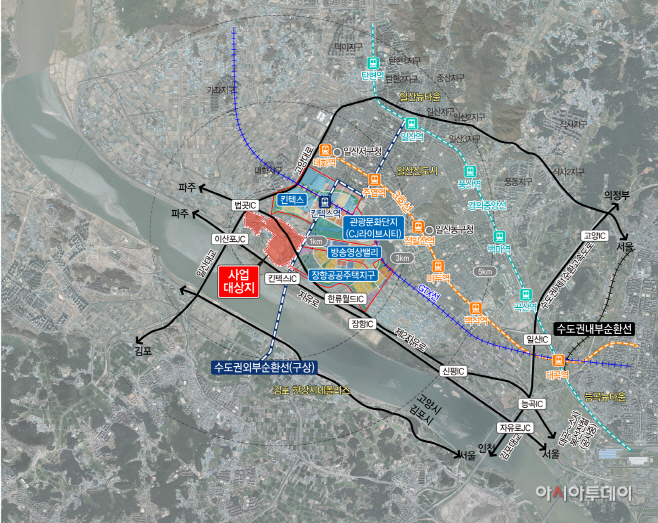 고양 일산테크노밸리 위치도