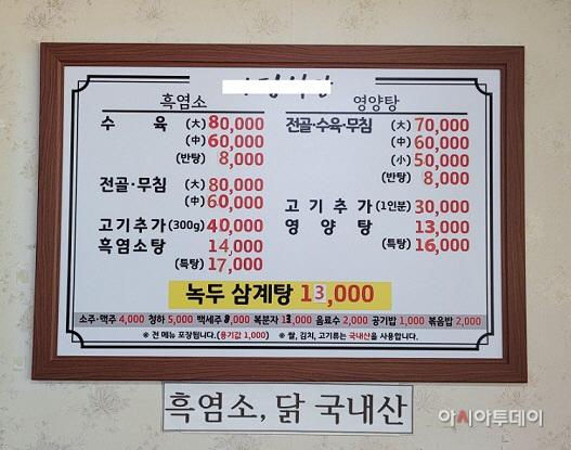 대전시 특사경, 원산지표시 위반 음식점 4곳 적발