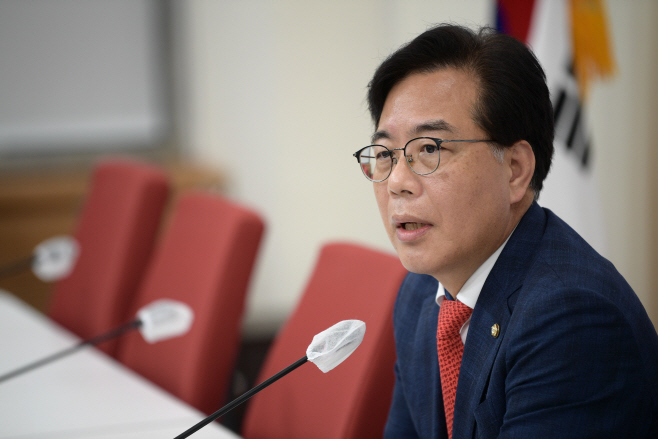 긴급 기자간담회하는 송언석 원내수석부대표