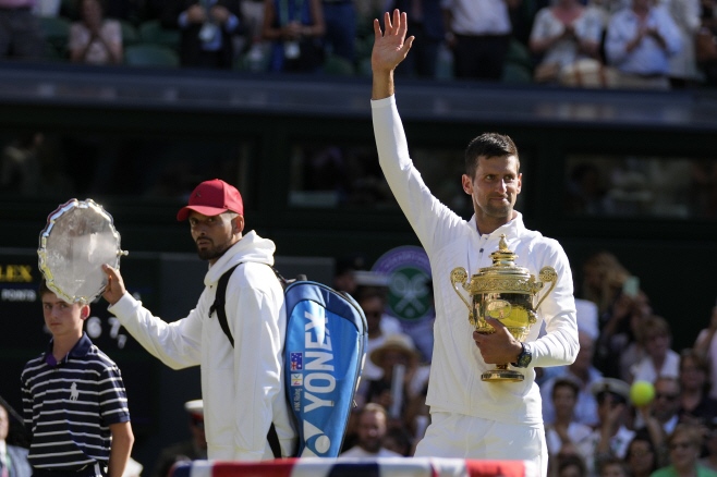 APTOPIX Britain Wimbledon Tennis <YONHAP NO-1007> (AP)