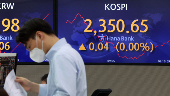 코스피·코스닥 상승 개장<YONHAP NO-1383>