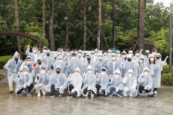 서울 마포구 노을공원 도토리 나무심기 봉사