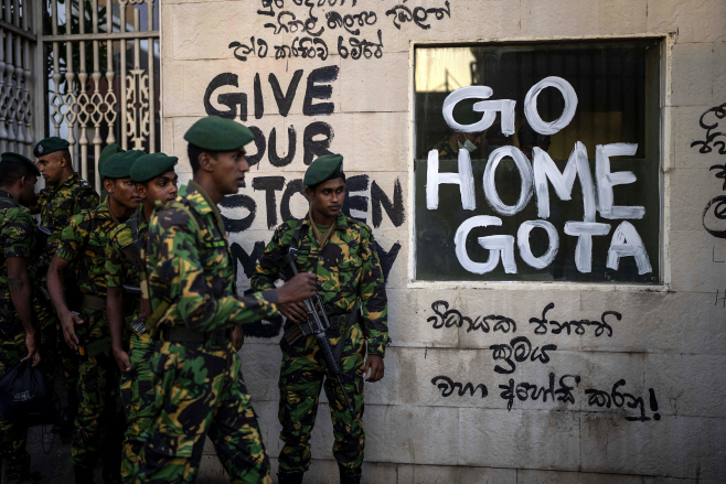 APTOPIX Sri Lanka <YONHAP NO-0915> (AP)