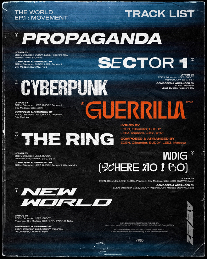 에이티즈_트랙리스트[제공=KQ]