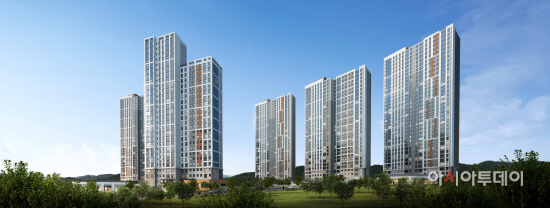 경산 하양지구 우미린 에코포레 투시도