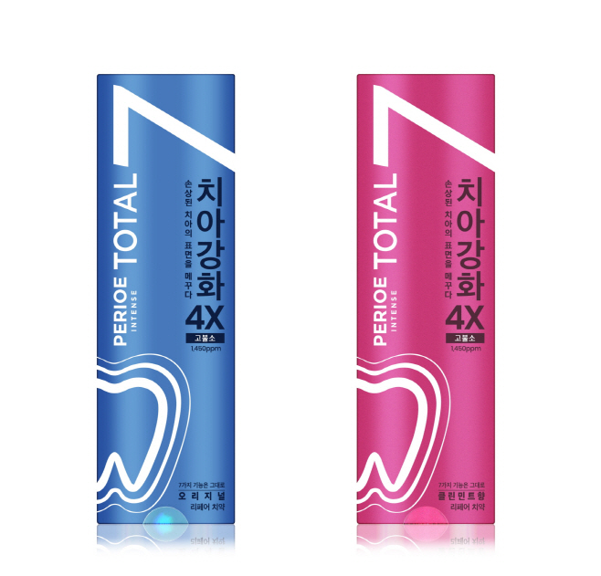 LG생활건강_페리오 토탈7 인텐스 리페어 치약