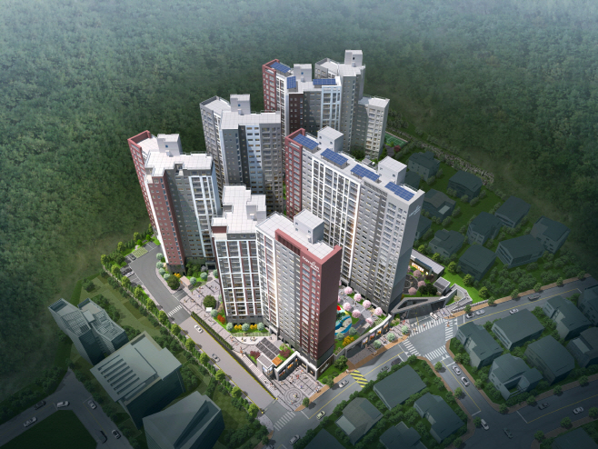 칠곡 왜관 월드메르디앙 웰리지 조감도