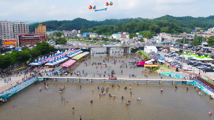 2019년 제21회 봉화은어축제 개막식 현장