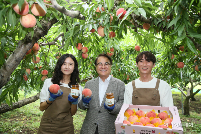 김하수 청도군수 청도 복숭아