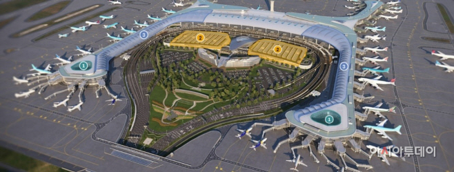 인천공항 제2여객터미널 조감도