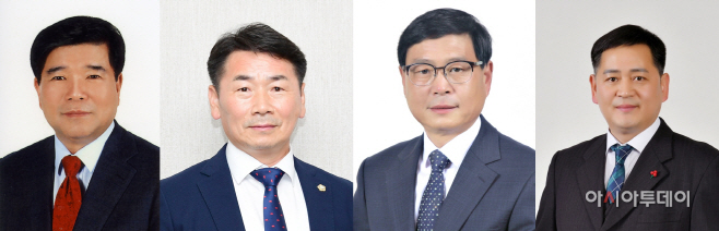사진 왼쪽부터 남원시의회 김영태, 염복섭, 이기열, 김길수의원