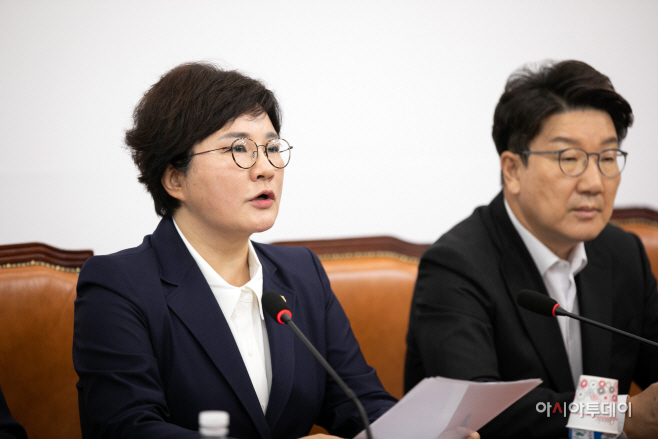 [포토] 조수진 최고위원 '국민의힘 최고위 발언'