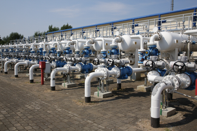Russia Latvia Gas <YONHAP NO-3002> (AP)