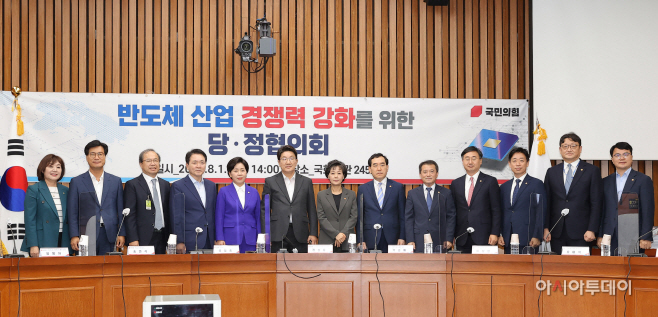 반도체 산업 경쟁력 강화를 위한 당·정 정책협의회