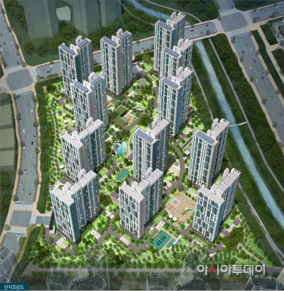 [관련사진] 양주옥정A-4(1) 단지 조감도