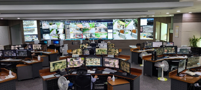 용인시 CCTV 통합관제센터