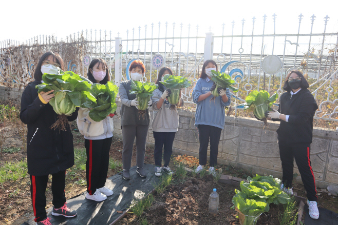 금호여중 학교텃밭활동