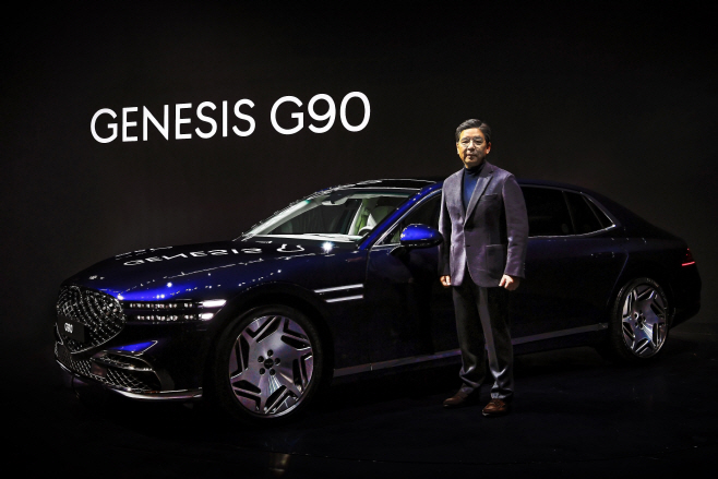 (사진 1) 제네시스, G90 글로벌 2만대 판매 목표
