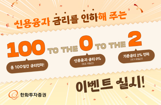 2022.08.16_[사진자료]_한화투자증권, 신용융자 금리인하