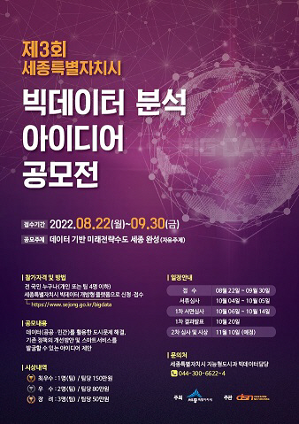 빅데이터 아이디어 공모전