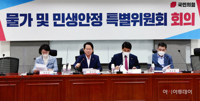 [포토] 물가 및 민생안정특별위원회의 발언하는 류성걸 위원장