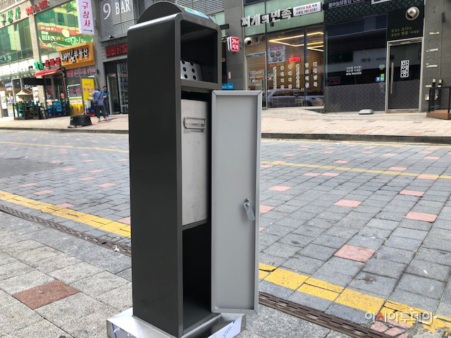 3번. 김포시 담배꽁초 전용 수거함 설치2