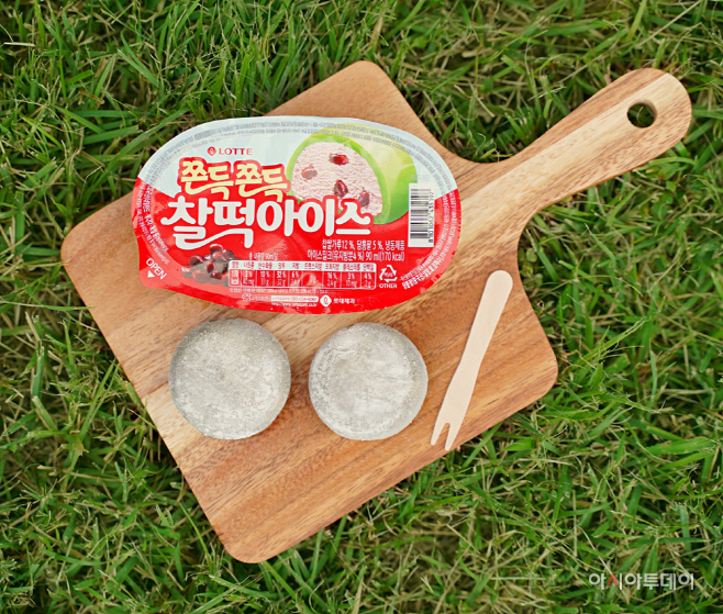 찰떡아이스(나무 포크)