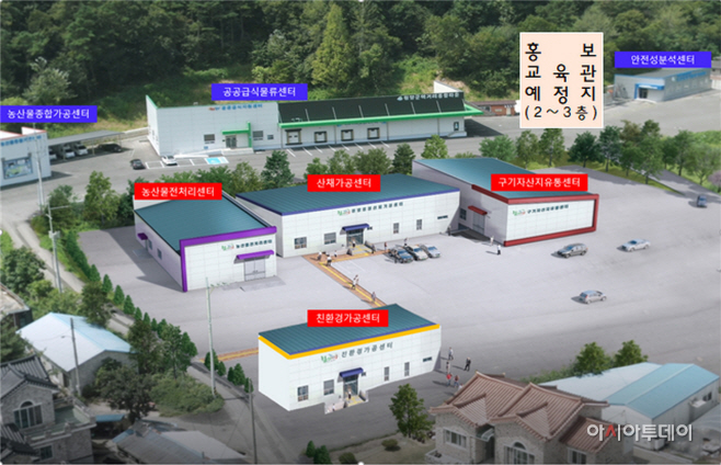 청양군, 먹거리종합타운에 푸드플랜 홍보교육관 건립