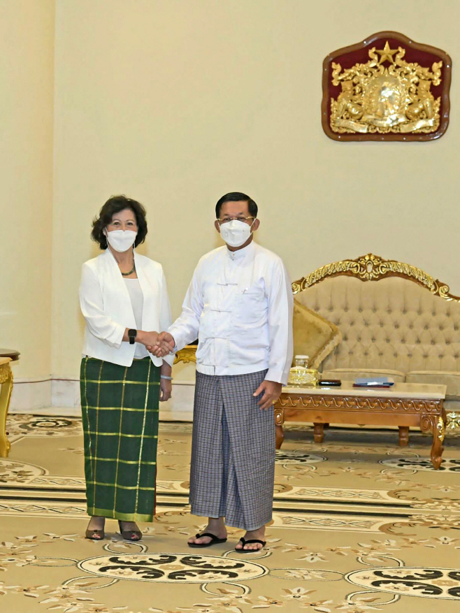 MYANMAR-UN-DIPLOMACY <YONHAP NO-3097> (AFP)