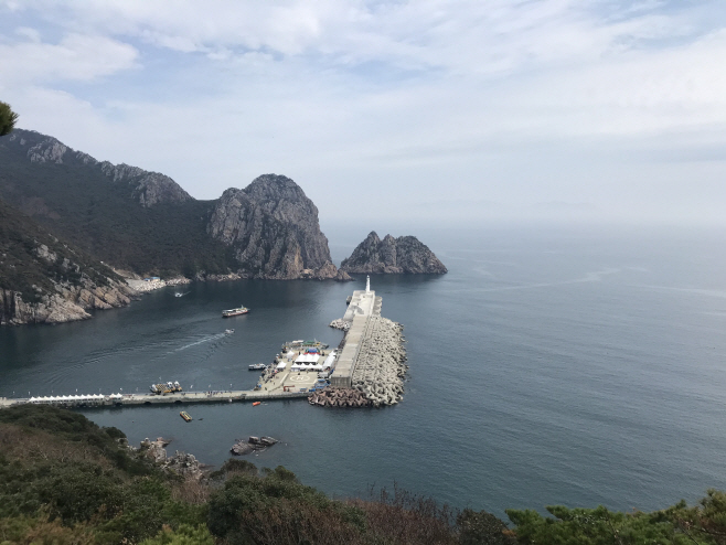 홍도-불볼락 축제 원경