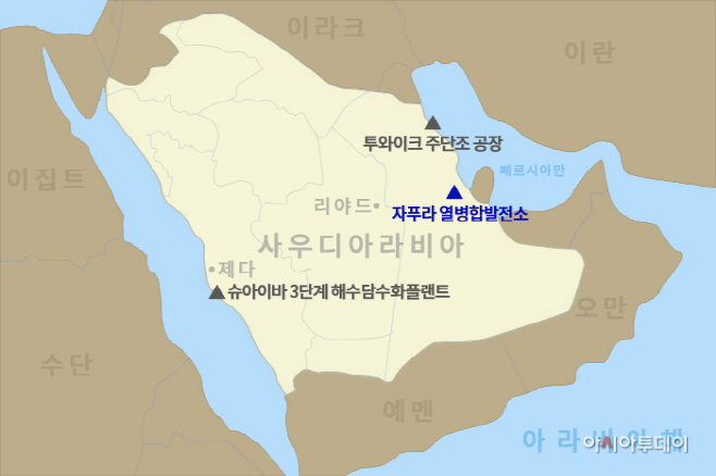 자푸라 열병합발전소 위치