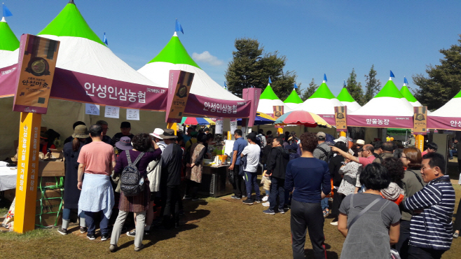 안성시, 바우덕이 축제서 우리 농축산물 홍보