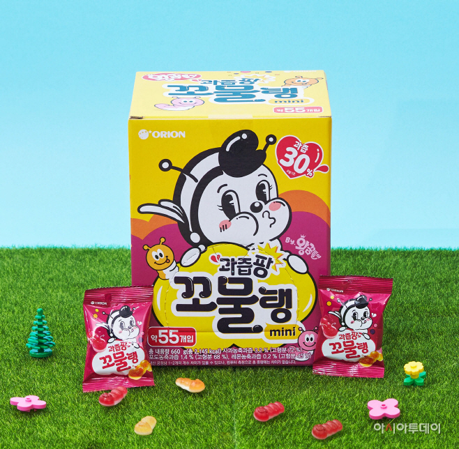 오리온 과즙팡 꼬물탱 미니 이미지