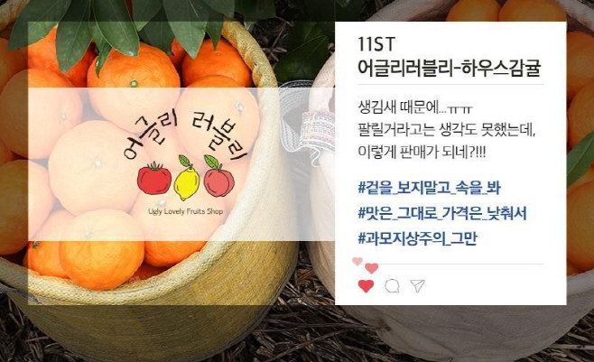[참고사진] 11번가 어글리러블리 하우스감귤