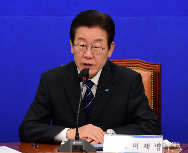 [포토] 발언하는 이재명 대표