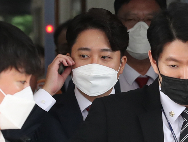 가처분 심문 마친 이준석<YONHAP NO-3373>