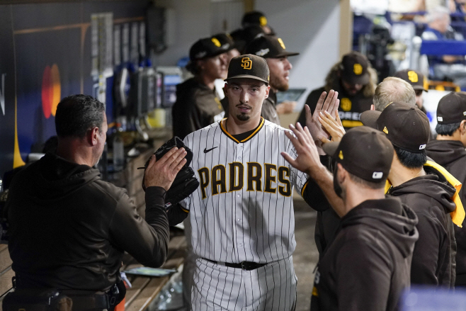 NLDS Dodgers Padres Baseball <YONHAP NO-1757> (AP)