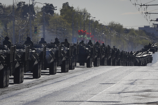 Russia Ukraine War Belarus <YONHAP NO-5279> (AP)