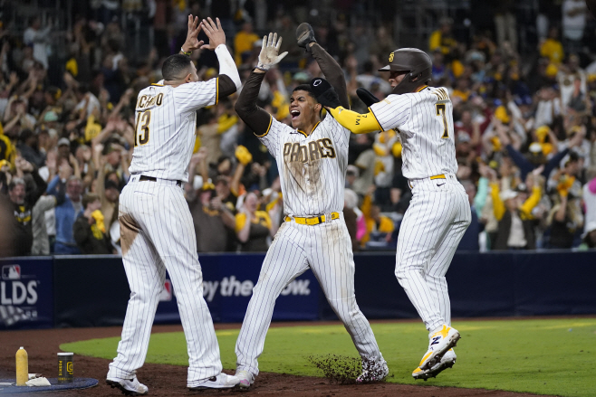 NLDS Dodgers Padres Baseball <YONHAP NO-2970> (AP)