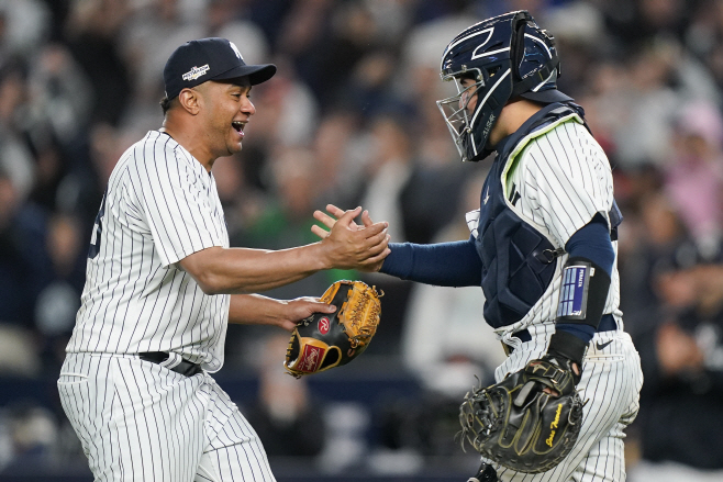 ALDS Guardians Yankees Baseball <YONHAP NO-1878> (AP)