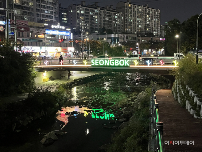 성복천 조명
