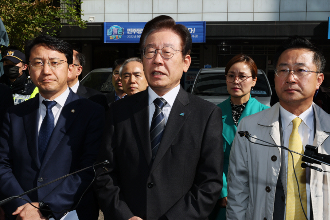 입장 밝히는 이재명 대표